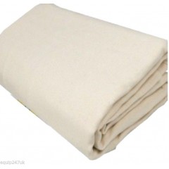 3 x DURABLE THICK BOLTON TWILL, 100% COTTON DUST SHEET  CLOSE WEAVE Dust Sheets & Polythene TPS